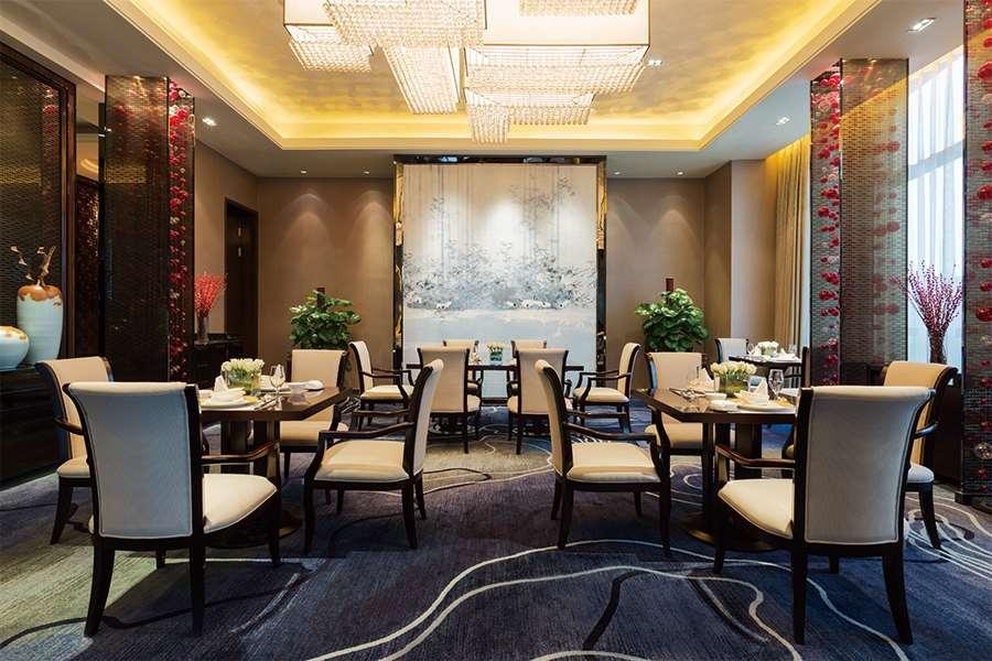 فندق Wanda Realm Bengbu المطعم الصورة